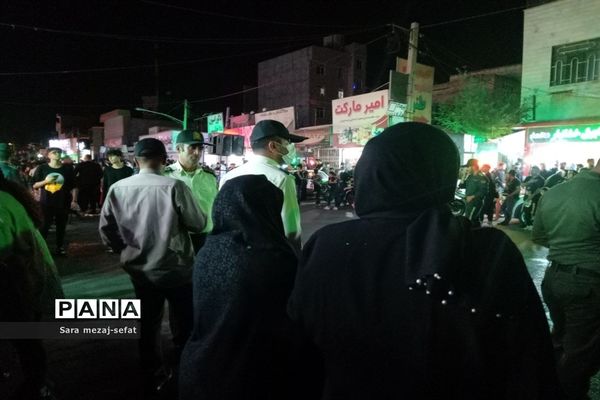 سوگواری مردم پاکدشت در شب تاسوعای حسینی