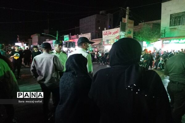 سوگواری مردم پاکدشت در شب تاسوعای حسینی
