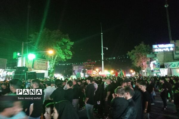 سوگواری مردم پاکدشت در شب تاسوعای حسینی