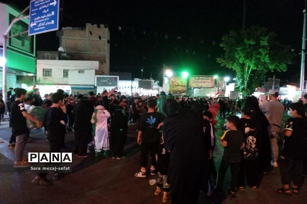 سوگواری مردم پاکدشت در شب تاسوعای حسینی