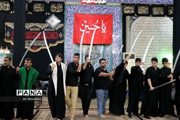 آیین عزاداری «مشق شمشیر» نجفی‌های مقیم قم