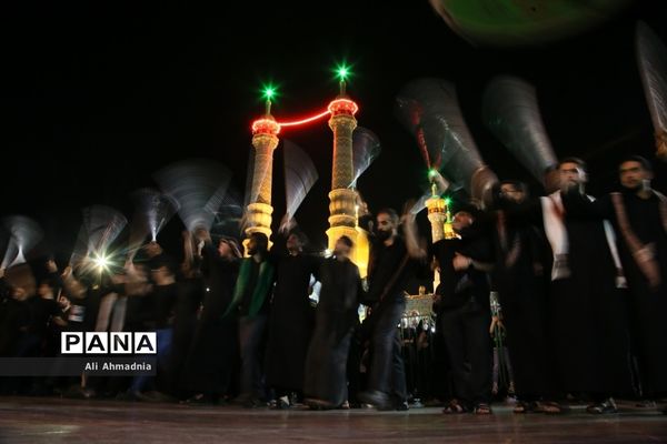 آیین عزاداری «مشق شمشیر» نجفی‌های مقیم قم