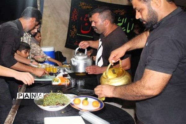 مراسم شب نهم محرم الحرام در میاندورود
