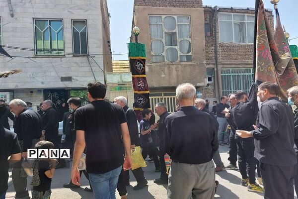 برگزاری مراسم تاسوعای حسینی در روستای چرمخورانی‌ها