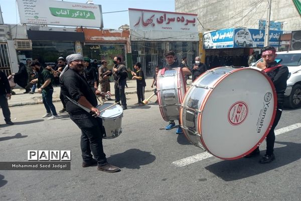 مراسم محوری عزاداری تاسوعای حسینی (ع) در شهر چابهار