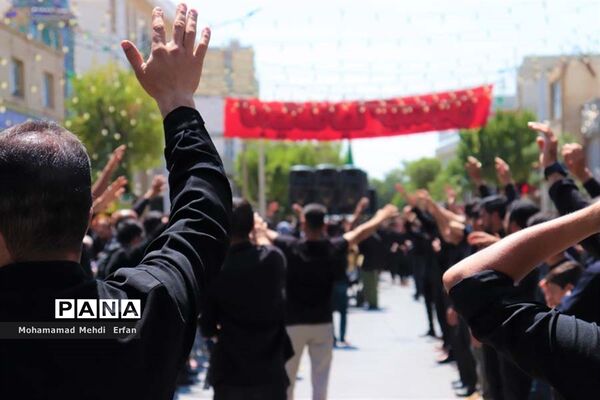 عزاداری روز تاسوعا در آباده