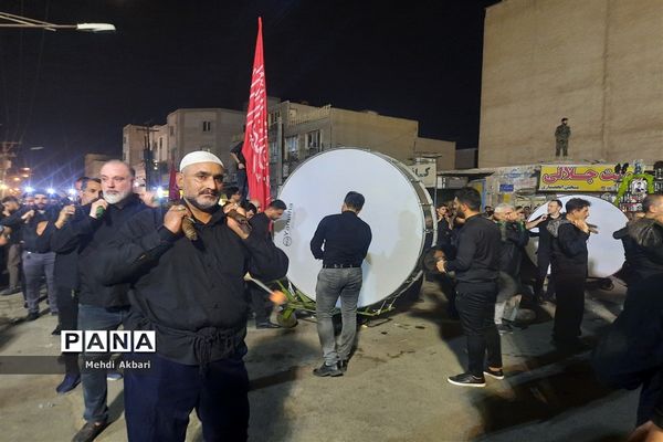 تجمع هیأت کوی انقلاب اهواز همزمان با فرارسیدن تاسوعای حسینی