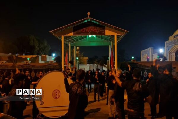 مراسم سوگواری شب تاسوعای حسینی در اهواز