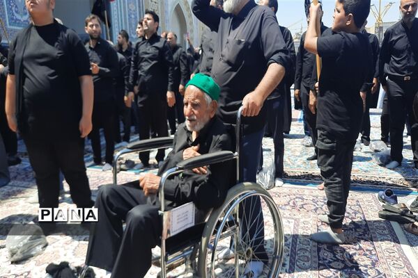 مراسم تاسوعای حسینی  در مشهد مقدس