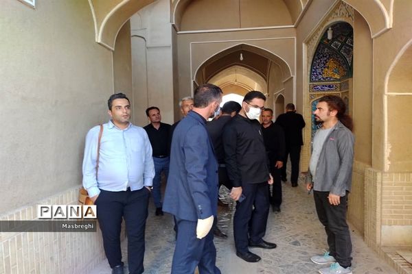 حضور مدیرکل میراث فرهنگی استان اصفهان در آیین‌های روز هشتم محرم شهر نوش آباد