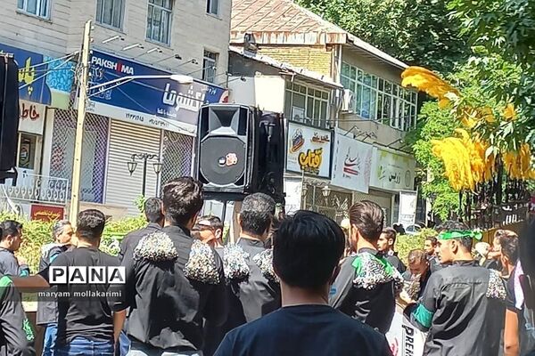اجتماع عزاداران دماوند در روز تاسوعای حسینی