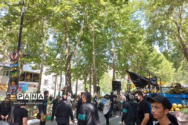 اجتماع عزاداران دماوند در روز تاسوعای حسینی