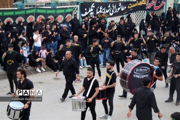 مراسم باشکوه تاسوعا حسینی در اسرم و جامخانه