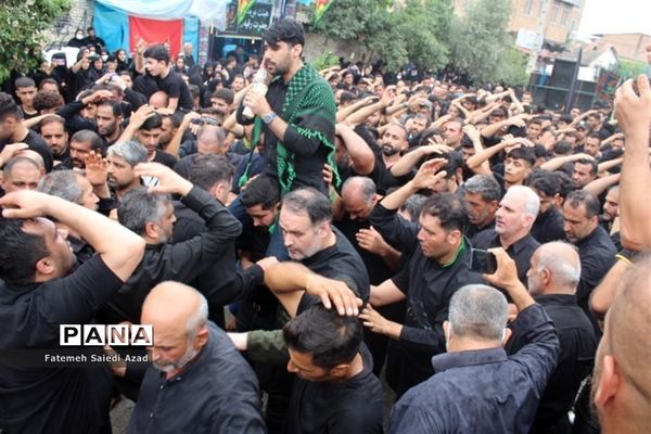 مراسم باشکوه تاسوعا حسینی در اسرم و جامخانه