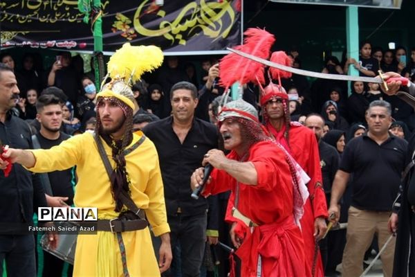 مراسم باشکوه تاسوعا حسینی در اسرم و جامخانه