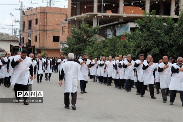 مراسم باشکوه تاسوعا حسینی در اسرم و جامخانه