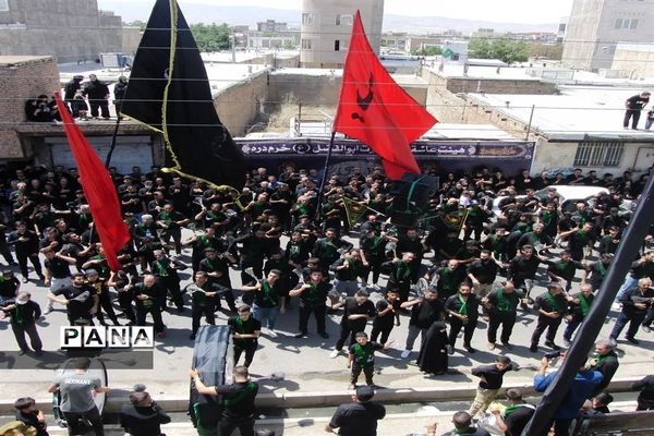 مراسم باشکوه تاسوعا حسینی در اسرم و جامخانه