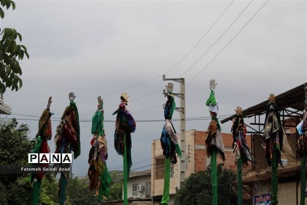 مراسم باشکوه تاسوعا حسینی در اسرم و جامخانه