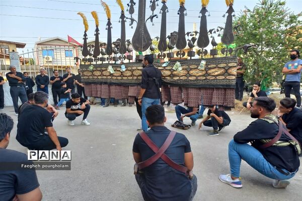 برگزاری مراسم تاسوعای حسینی در شهرستان بابل