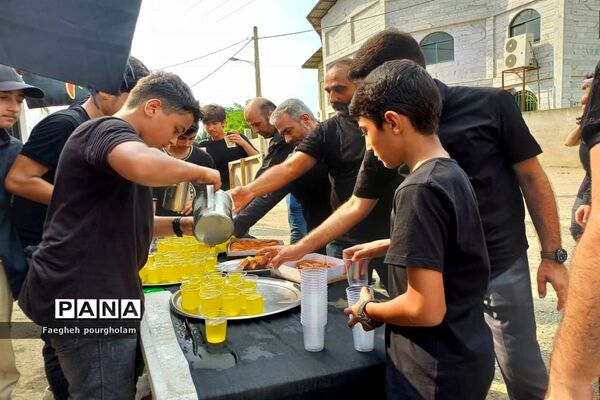 برگزاری مراسم تاسوعای حسینی در شهرستان بابل