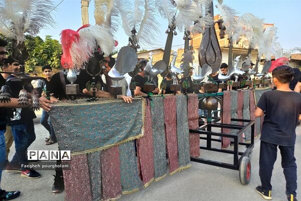 برگزاری مراسم تاسوعای حسینی در شهرستان بابل