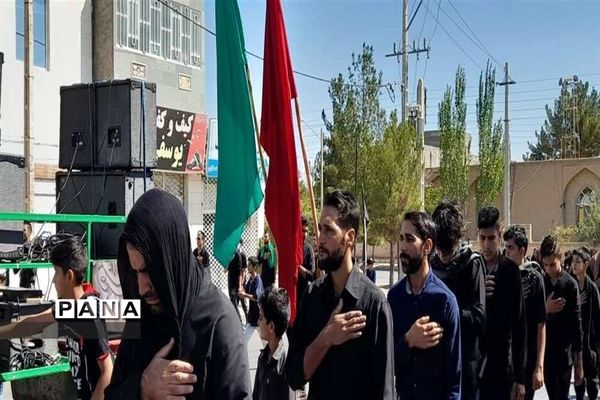 برپایی هیات مذهبی در شهرستان درمیان