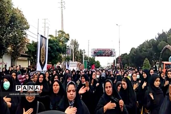 عزاداری تاسوعای حسینی درتاکستان
