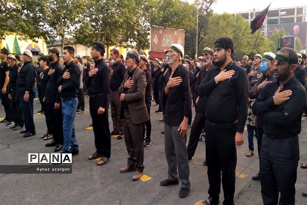 عزاداری پرشور تاسوعای حسینی در قائمشهر