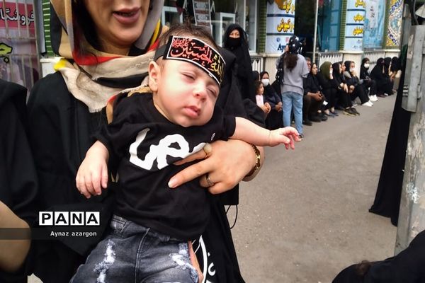 عزاداری پرشور تاسوعای حسینی در قائمشهر