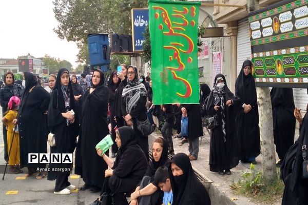 عزاداری پرشور تاسوعای حسینی در قائمشهر