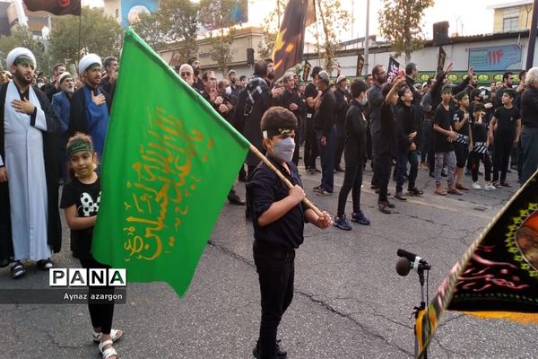 عزاداری پرشور تاسوعای حسینی در قائمشهر