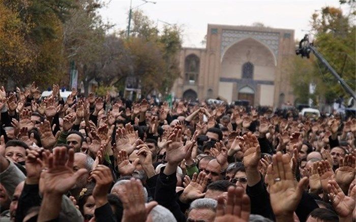 مراسم عزاداری روزتاسوعای حسینی درقزوین برگزار شد