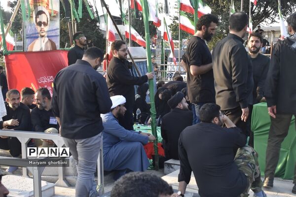خاکسپاری پیکر مطهر شهید محمد امین کریمیان در بهنمیر