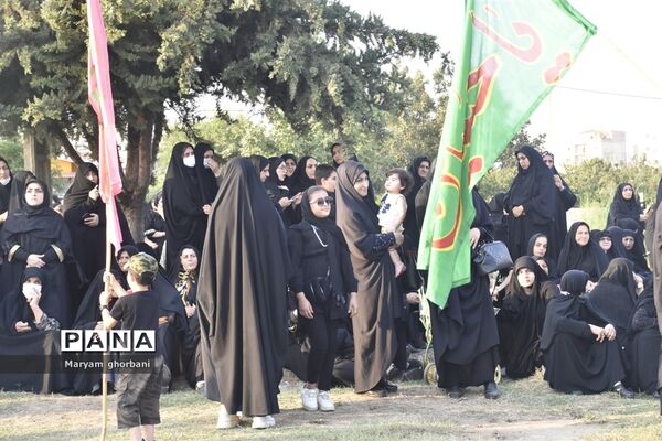 خاکسپاری پیکر مطهر شهید محمد امین کریمیان در بهنمیر