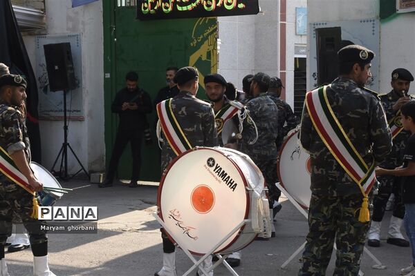 خاکسپاری پیکر مطهر شهید محمد امین کریمیان در بهنمیر