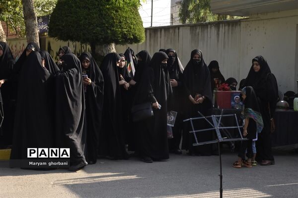 خاکسپاری پیکر مطهر شهید محمد امین کریمیان در بهنمیر