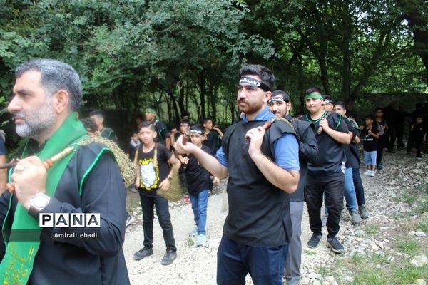 مراسم تاسوعای حسینی در بادله میاندورود