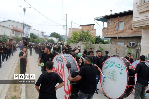 مراسم تاسوعای حسینی در بادله میاندورود