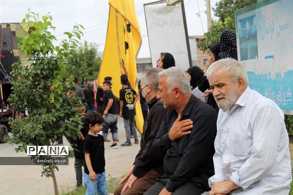 مراسم تاسوعای حسینی در بادله میاندورود