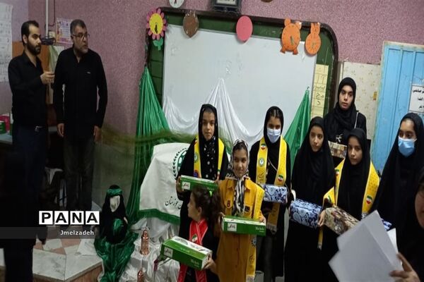 برگزاری ایستگاه و نمایشگاه نقاشی محرم در شادگان