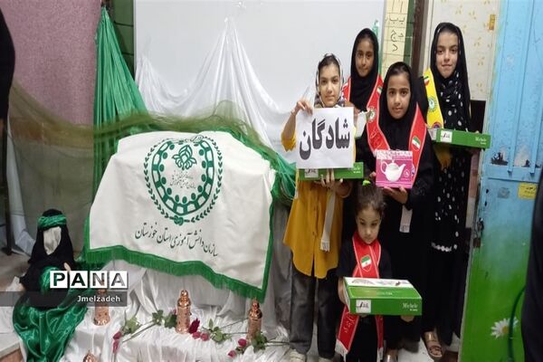 برگزاری ایستگاه و نمایشگاه نقاشی محرم در شادگان