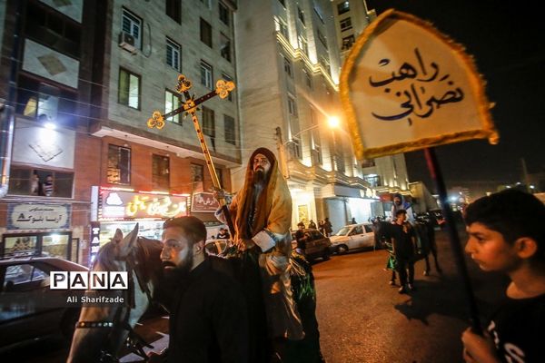 عزاداری شب عاشورا در محله دولت آباد