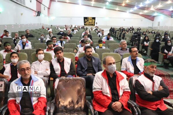 عزاداری هیات علی اکبر (ع) اعضای جوان هلال احمر