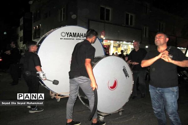 عزاداری شب عاشورا حسینی در قیامدشت