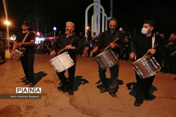 مراسم عزاداری شب عاشورا در شهرستان خرامه