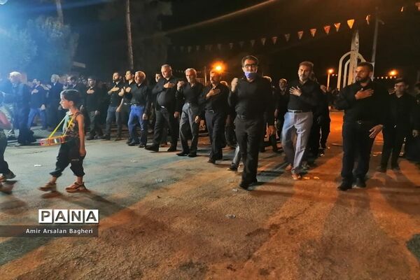 مراسم عزاداری شب عاشورا در شهرستان خرامه