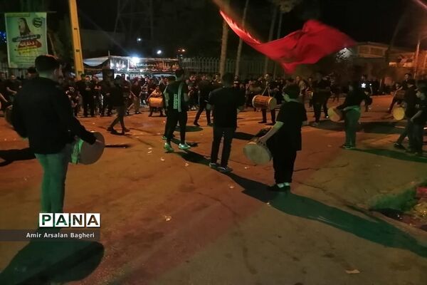 مراسم عزاداری شب عاشورا در شهرستان خرامه