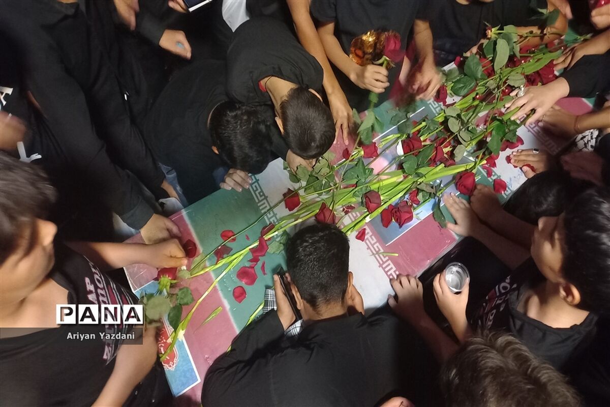 استقبال و تشییع سردار اسکندری در روز تاسوعای حسینی
