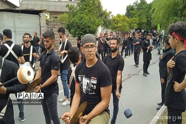 عزاداری عاشورای حسینی در شهرستان نور