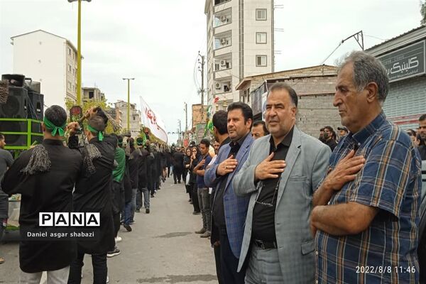 عزاداری عاشورای حسینی در شهرستان نور